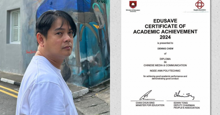 ‘Even I can’t believe it’: Dennis Chew receives Edusave Certificate of Academic Achievement for 2 years, Entertainment News