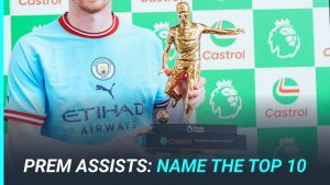 Football quiz: Name the top 10 stars for all-time Premier League assists…