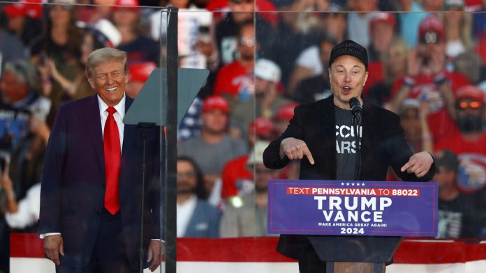 Trump holds Pennsylvania rally at same venue of first assassination attempt, joined by Musk, Vance