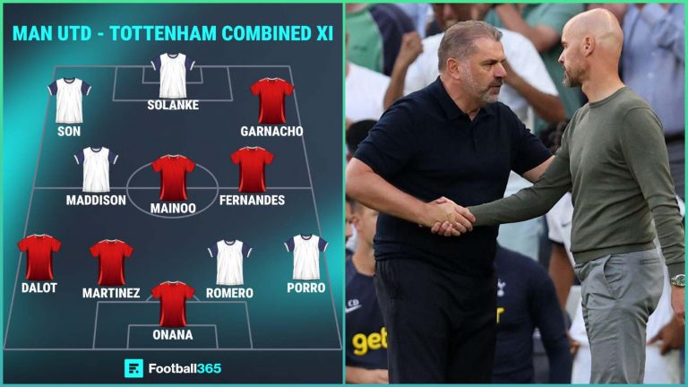 Man Utd 6-5 Tottenham: Combined XI includes no Ratcliffe signings; Onana over Vicario; no Rashford